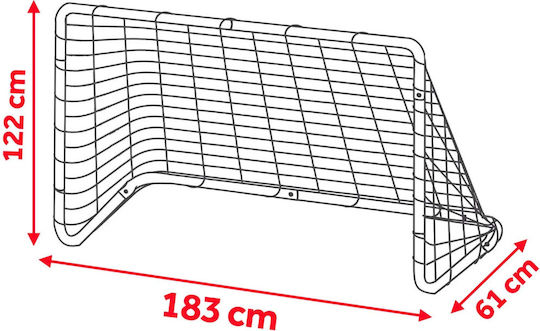NEO Sport Τέρματα Ποδοσφαίρου 183x122x61cm Σετ 2τμχ