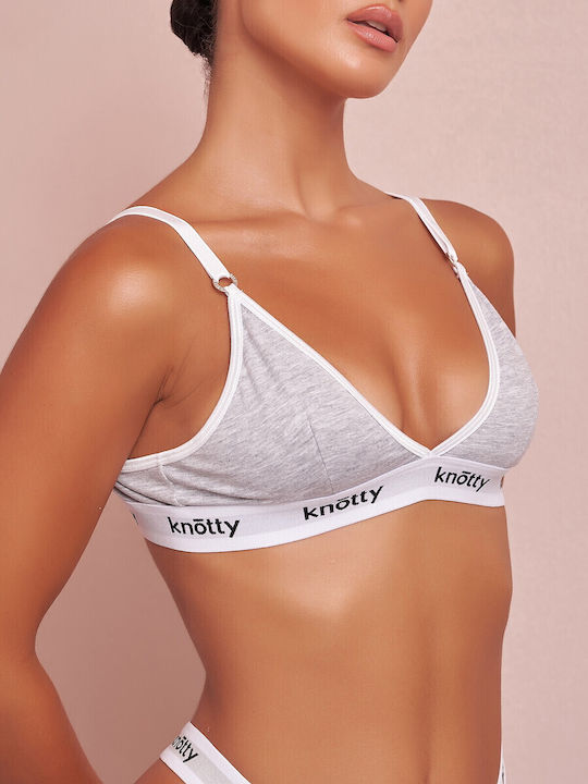 Comfort Women's Bralette Bra Grey
