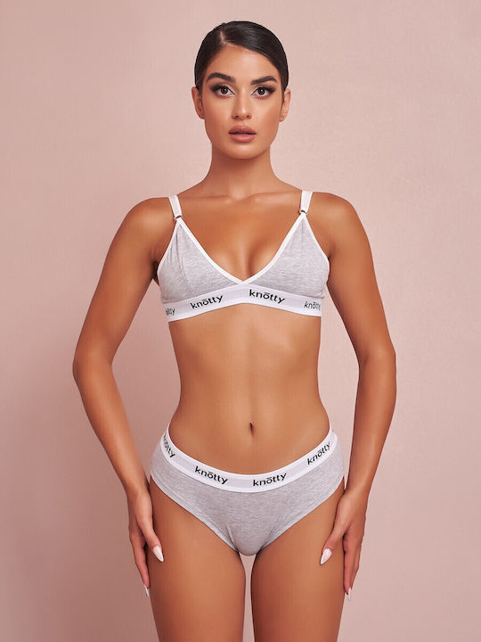 Comfort Women's Bralette Bra Grey