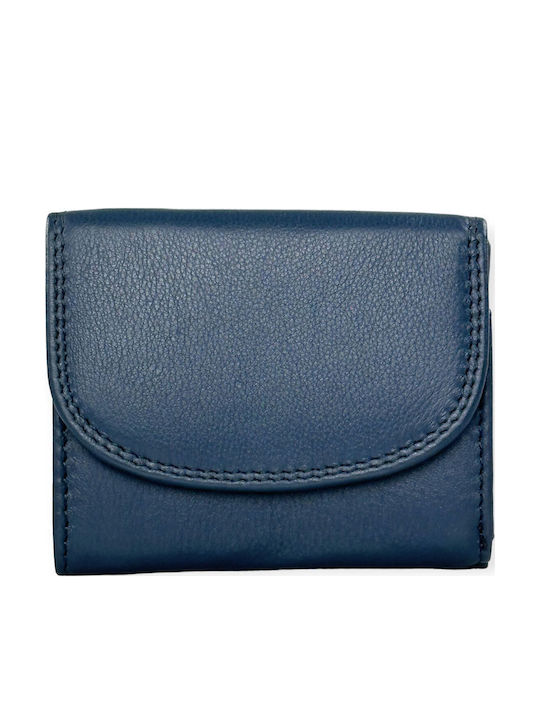 Forest Δερμάτινο Unisex Πορτοφόλι Μικρού Μεγέθους 1193 Μπλε