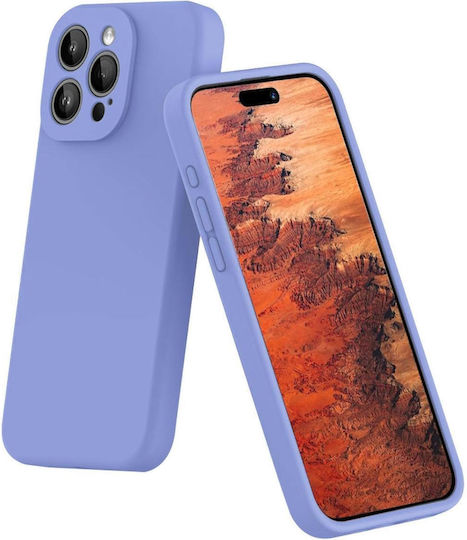 Lemontti 360 Vollschutz aus Silikon Flieder (iPhone 15 Pro)