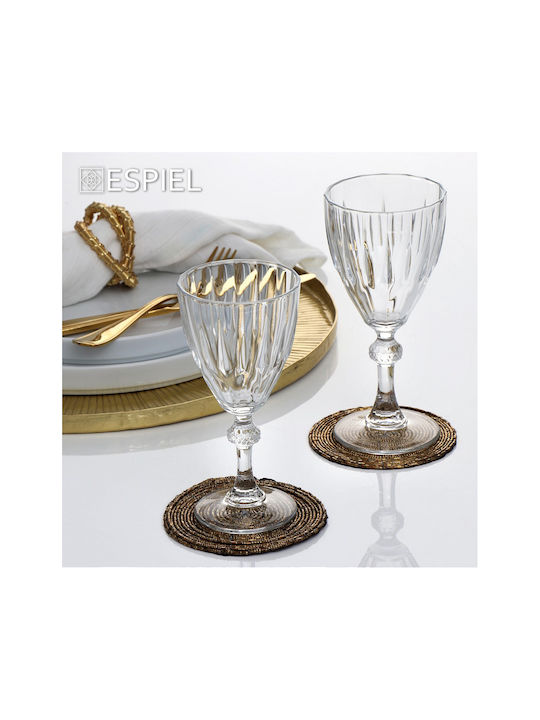 Espiel Set Pahare Pentru Vin Alb Din Sticlă În Culoare Albă 190ml 6 Bucăți