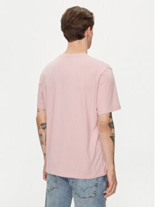 Pepe Jeans Eggo Men's Short Sleeve T-shirt Pink