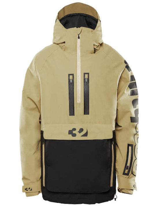 32 Jacket Light Anorak - Black/tan