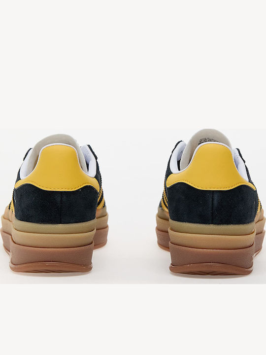 Gazelle Bold Γυναικεία Sneakers Core Black / Bold Gold / Ftw White