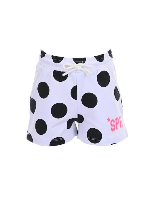 Sprint Kids Set with Shorts Summer 2pcs White