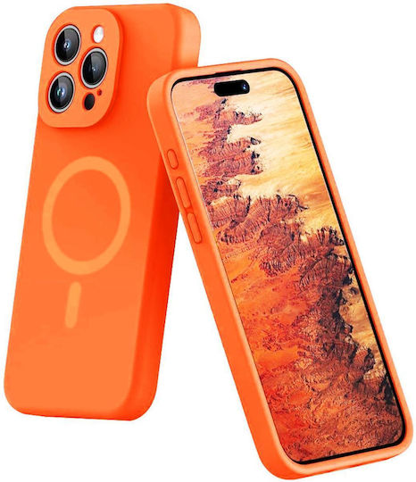 Lemontti 360 Full Cover Πορτοκαλί (iPhone 15 Pro Max)
