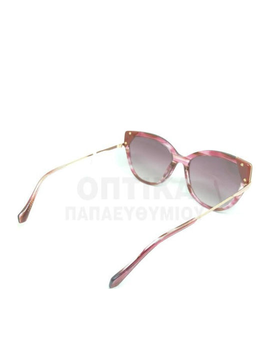 Ana Hickmann Women's Sunglasses with Multicolour Frame and Gray Gradient Lens AH9339 P03