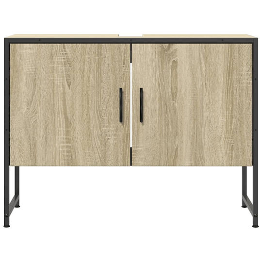 vidaXL Waschtisch ohne Waschbecken L80xB33xH60cm Sonoma Oak