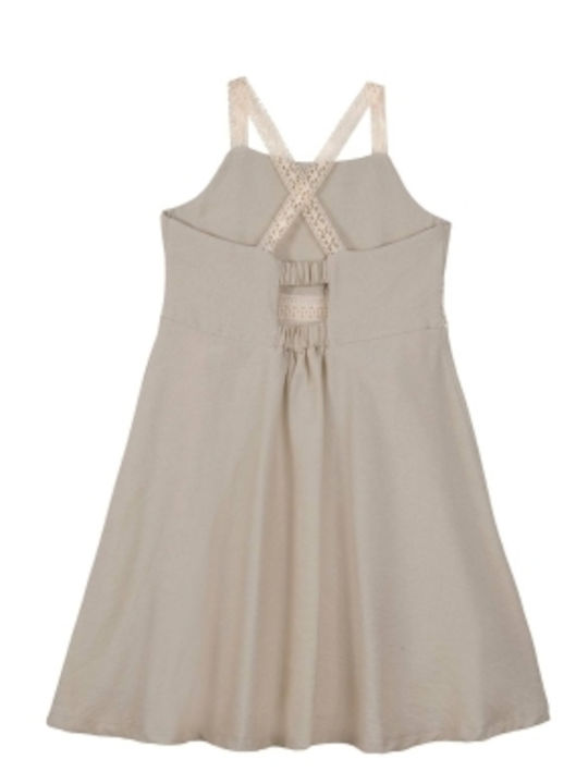 Babylon Kids Dress Sleeveless Beige