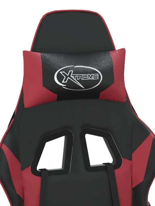 vidaXL 345452 Gaming Stuhl mit verstellbaren Armlehnen Black / Red