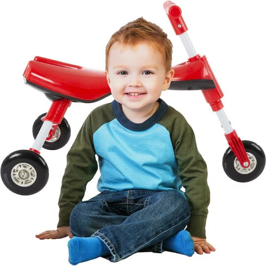 Wonder Toys Tricycle Bug Trike Ride For Toddlers Foldable Red