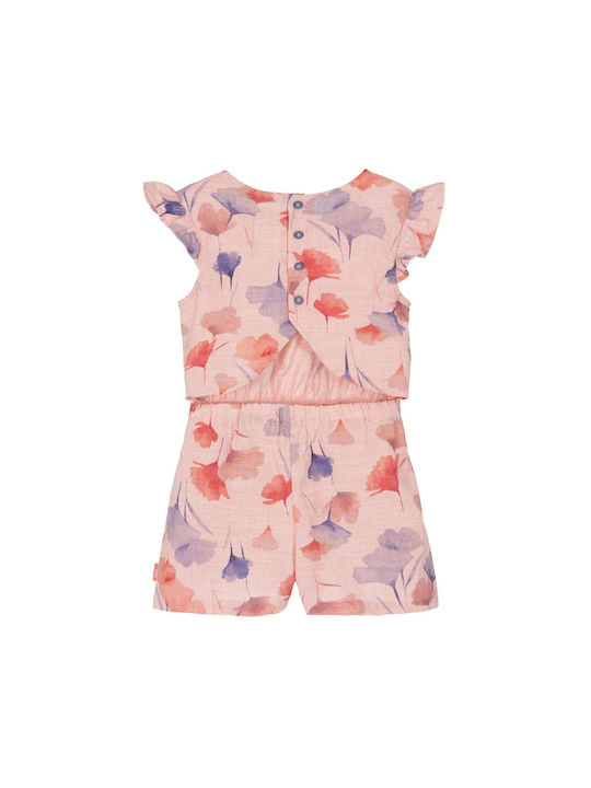 Tutto Piccolo Kids Fabric Overall Coral