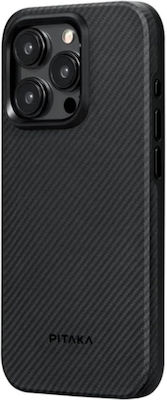 Pitaka Back Cover Silicone Black (iPhone 15 Pro)