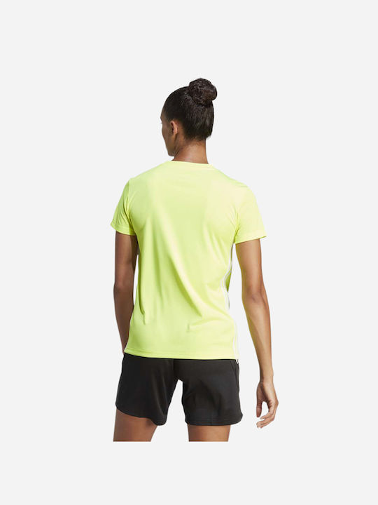 Adidas Γυναικείο Αθλητικό T-shirt Κίτρινο