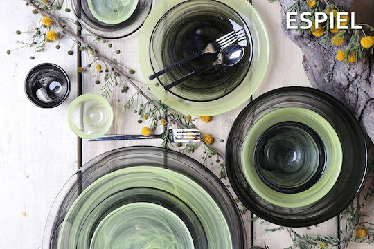 Atlas Filtri Set Pahare Sticlă Negru 180ml 6 Bucăți