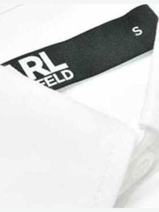 Langärmlig Hemd White