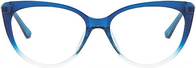 Techsuit Screen Protection Glasses Katzenauge in Blau Color