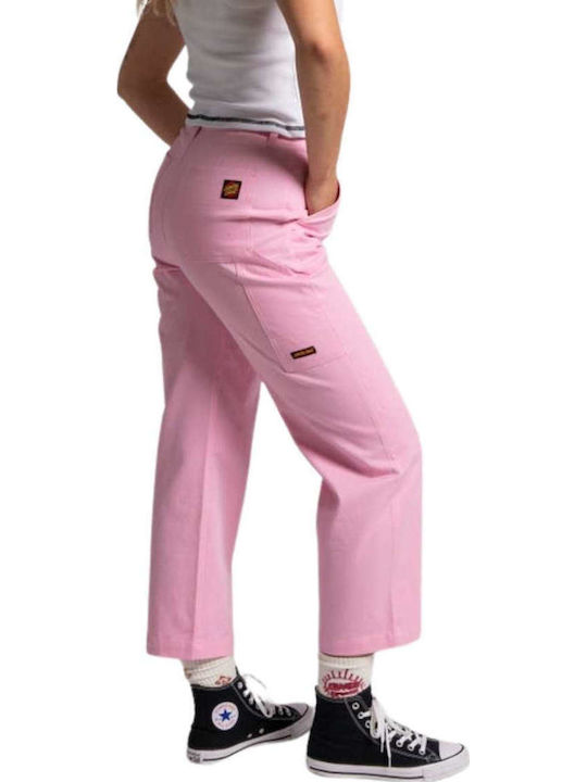 Santa Cruz Women's Fabric Trousers Pink