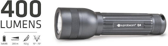 Suprabeam Φακός LED IPX4 με Μέγιστη Φωτεινότητα 400lm
