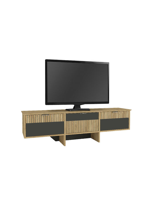 Stand TV Venita Sapphire Stejar Antracit L150xA35xÎ45.3cm