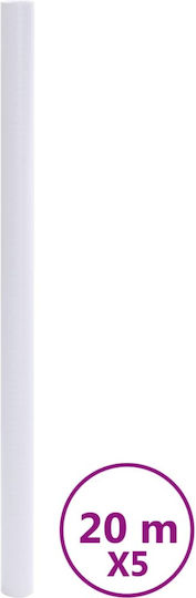 vidaXL Αυτοκόλλητο Βιτρίνας Αμμοβολής 90cm x 20m Λευκό 3206465 1τμχ