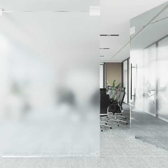 vidaXL Стикер Дисплей Пясъкоструене 45см x 20m Gray 3206455 1бр