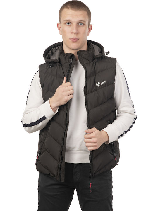 G325 Black Gillet Vcode-Men's Sleeveless Black