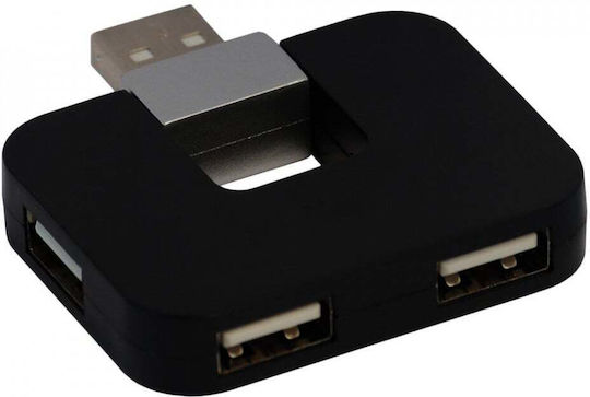 Spacer Hub 4 Θυρών USB 2.0 με σύνδεση USB-A