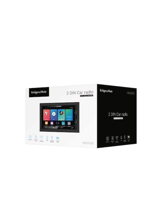 Kruger & Matz Auto-Audiosystem für Honda Jazz (Bluetooth/USB/WiFi/GPS/Apple-Carplay/Android-Auto) mit Touchscreen 7"