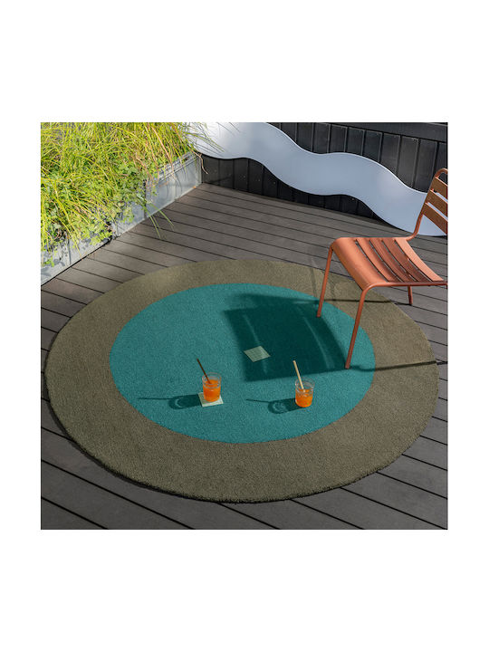 Brink & Campman Habitat Festival Covor De exterior Rotund Aqua