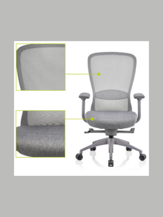 ErgoAction Action Chair VX Scaun De Birou Cu Brațe Reglabile Negru-Portocaliu