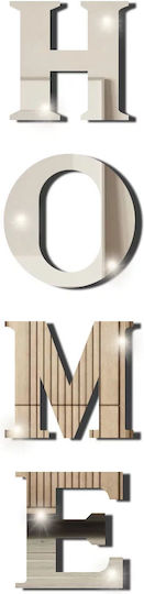 Self-Adhesive Mirror For Wall Stickers & Murals And Interior Design Premium Acrylic PVC Set Of 4 Letters Original Deals