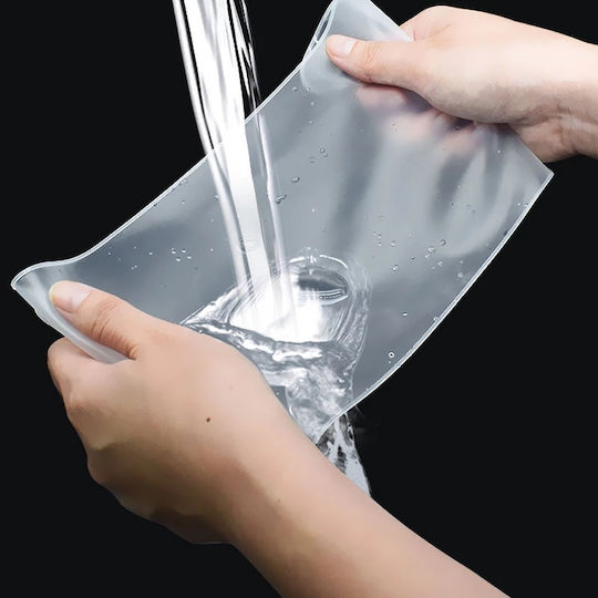 Αυτοκόλλητο Πληκτρολογίου Laptop Keyboard Protective Film, Transparent Silicone, Reusable, Universal Size, 13 x 31 cm