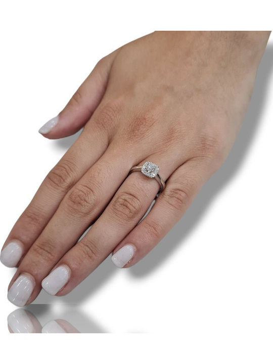 Mentzos Single Stone with Diamond