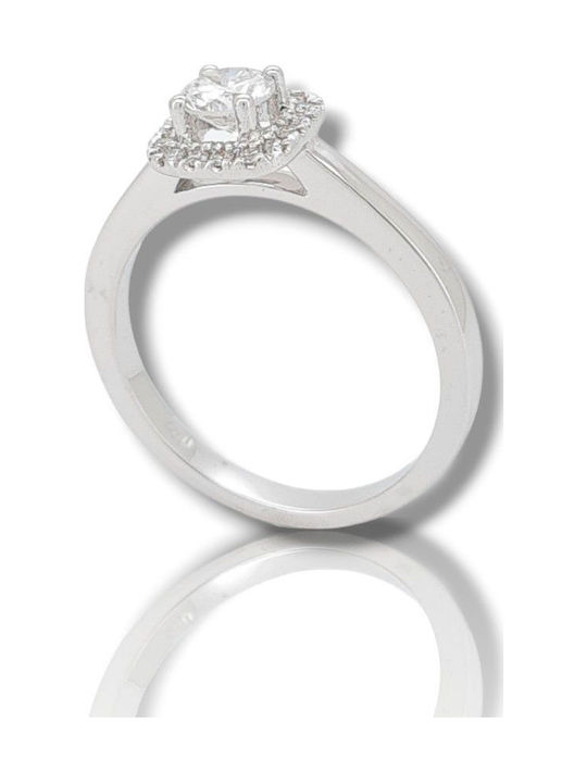 Mentzos Single Stone with Diamond