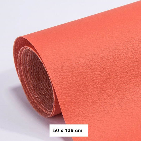 Țesătură pentru Mobilier Piele ecologică 50x138buc Orange