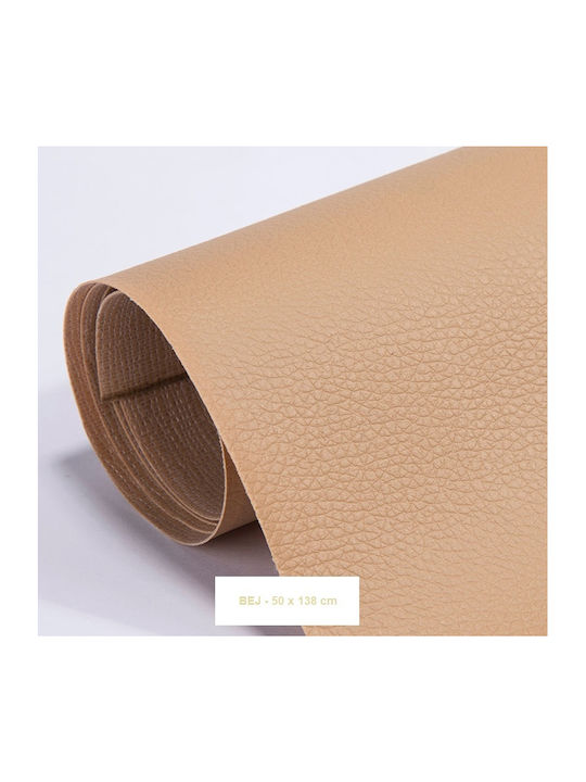 Țesătură pentru Mobilier Piele ecologică 50x138buc Bej