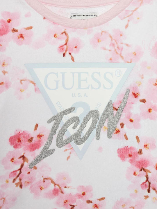 Guess Kinder Sweatshirt Burgundisch