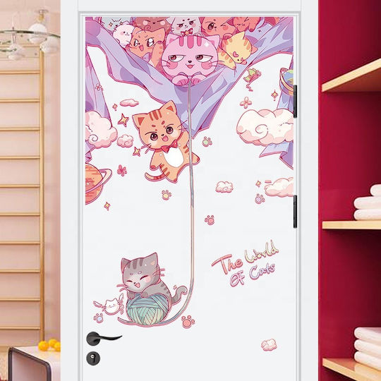 Autocolant Decorativ Pentru Ușa Copiilor 90x90cm