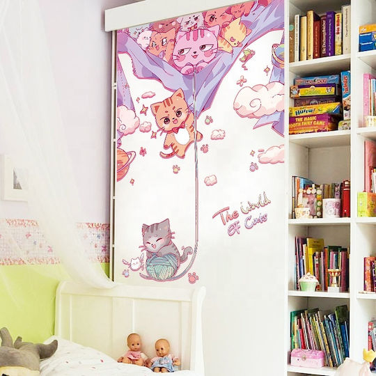 Autocolant Decorativ Pentru Ușa Copiilor 90x90cm