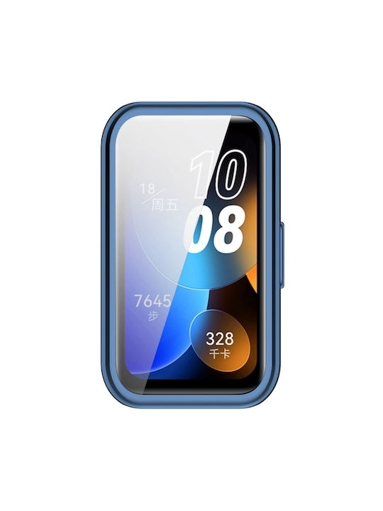 Silikonhülle in Blau Farbe für Huawei Band 8