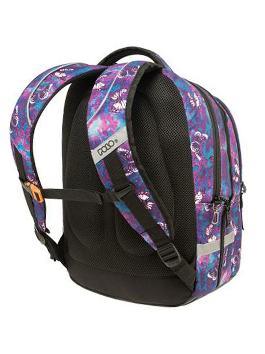 Polo Ace School Bag Backpack Elementary, Elementary in Purple color 28lt 2024