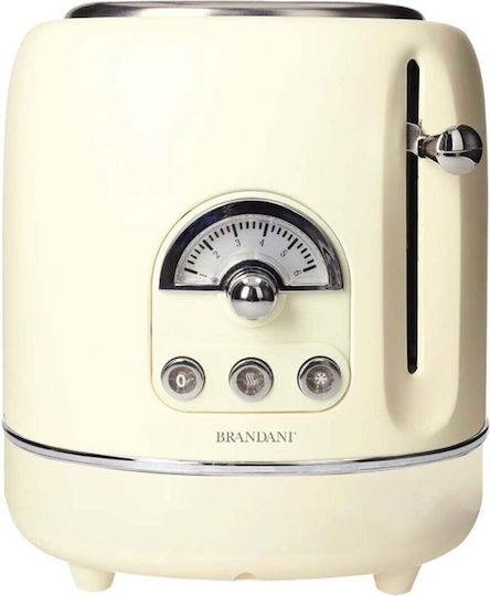 Brandani Toaster 2 Slots 1950W Beige
