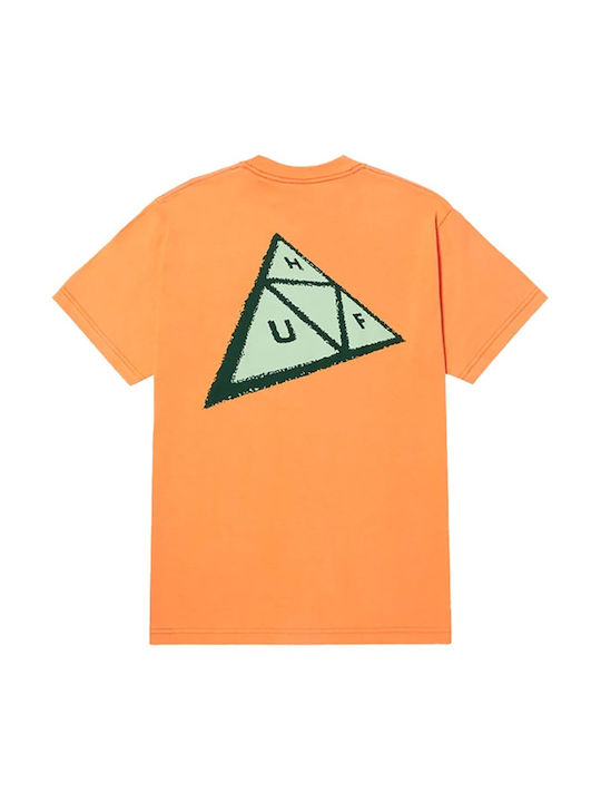 HUF Men's Short Sleeve T-shirt Orange