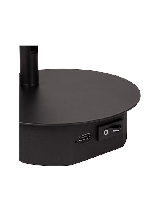 Lucide Lightning Einzel LED Warmes Weiß Spot in Schwarz Farbe