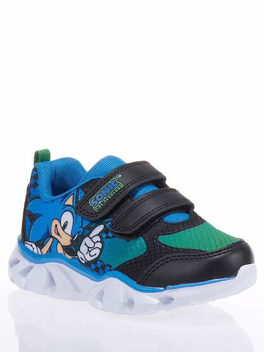 Disney Kids Sneakers with Scratch & Lights Blue