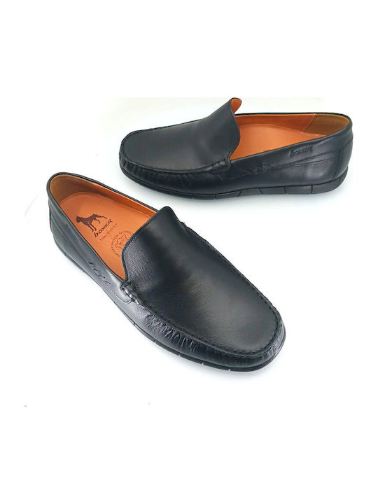 Кожа Мъжки Slip-On Черен