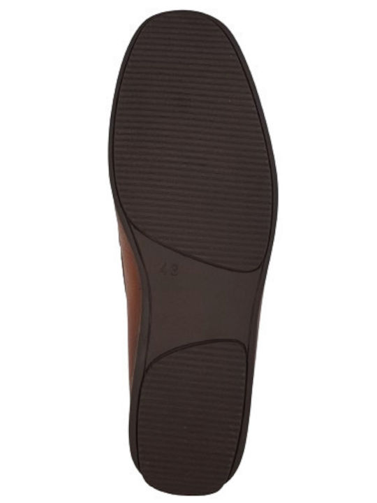 Men's Leather Moccasins Tabac Brown