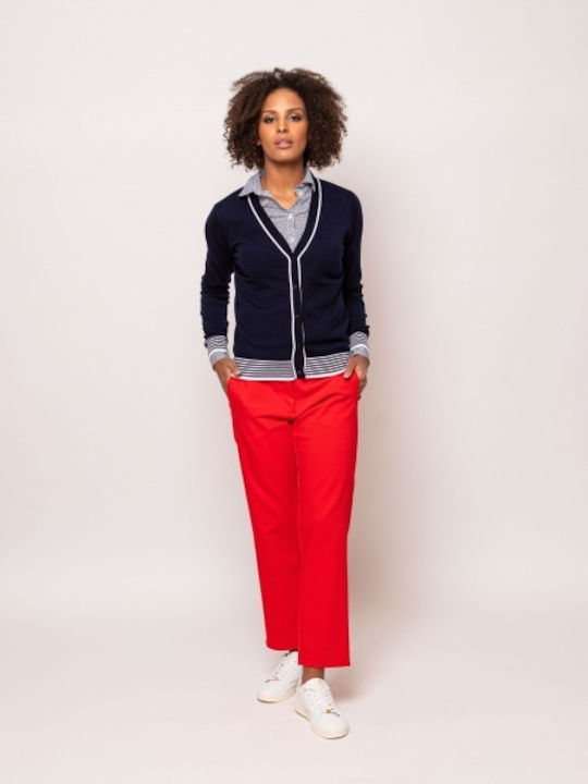 Heavy Tools Women's Knitted Cardigan Blue